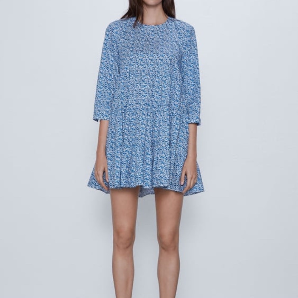 Zara floral print dress